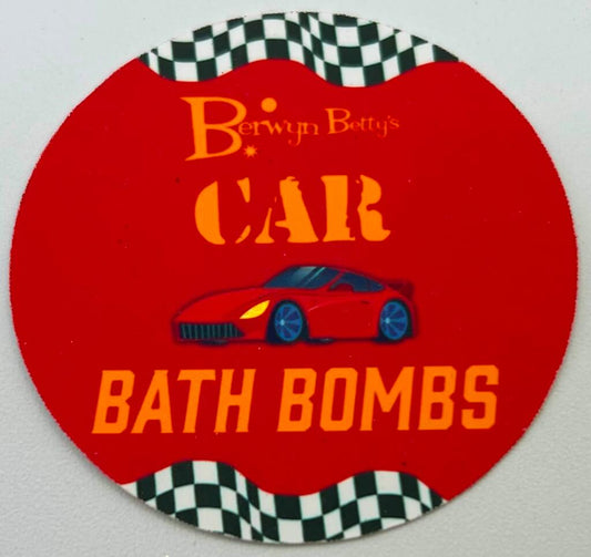 BB CARS - Sticker Label - 12 Sticker Sheet