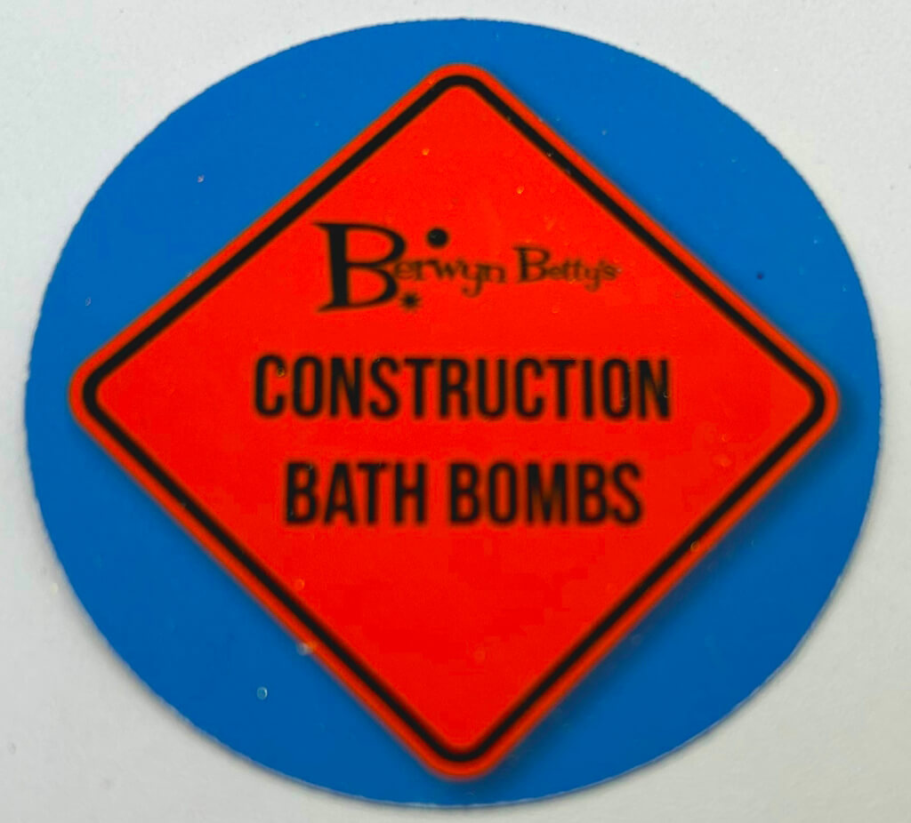 BB CONSTRUCTION - Sticker Label - 12 Sticker Sheet