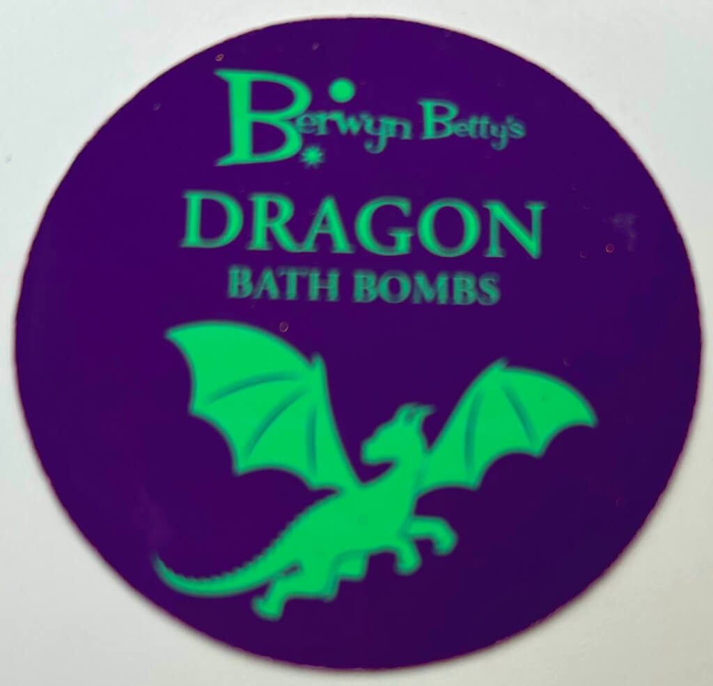BB DRAGONS - Sticker Label - 12 Sticker Sheet