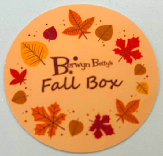 BB FALL - Sticker Label - 12 Sticker Sheet