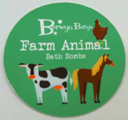 BB FARM - Sticker Label - 12 Sticker Sheet