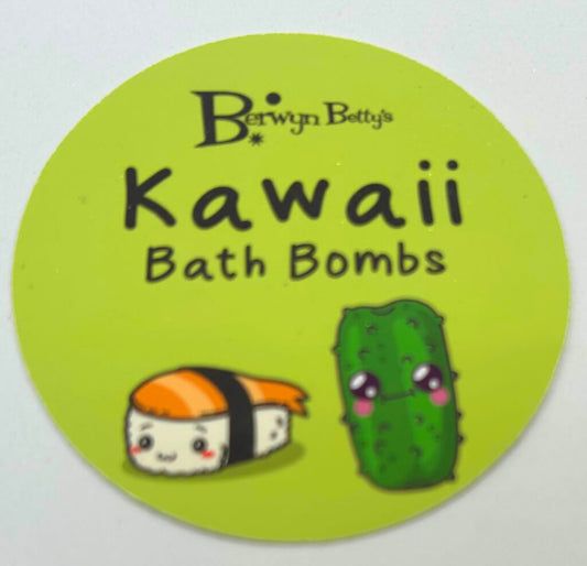 BB KAWAII - Sticker Label - 12 Sticker Sheet