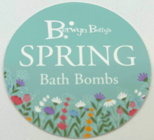 BB SPRING - Sticker Label - 12 Sticker Sheet