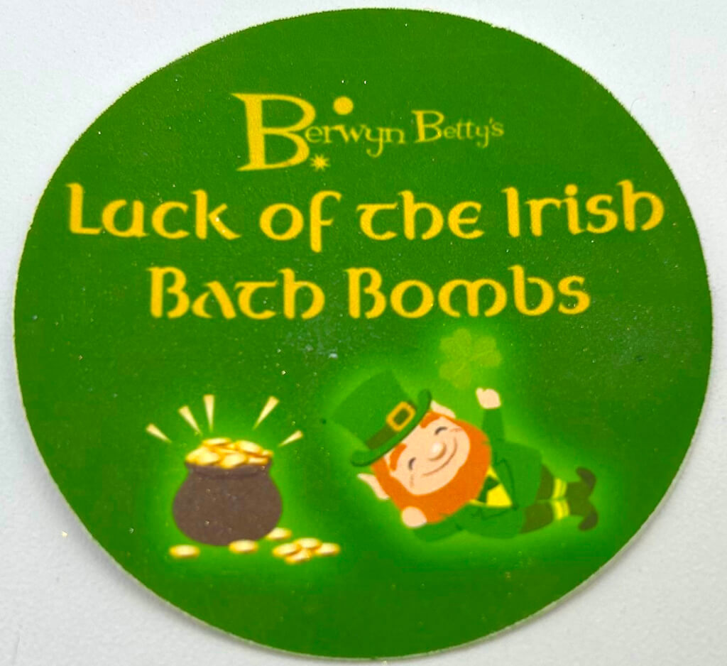 BB ST PATRICKS - Sticker Label - 12 Sticker Sheet