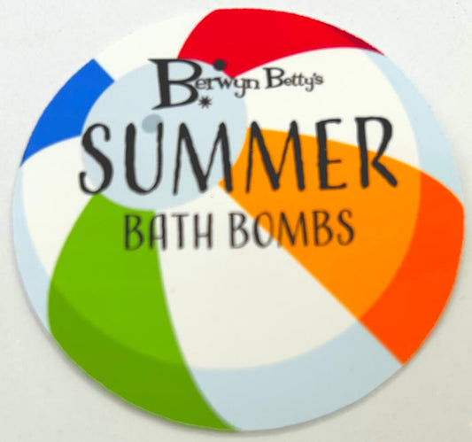 BB SUMMER - Sticker Label - 12 Sticker Sheet